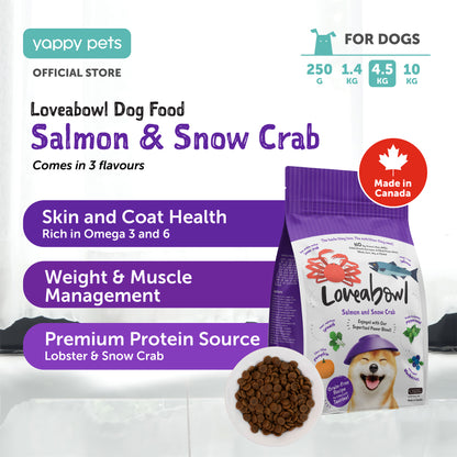 Loveabowl Grain Free Dog Dry Food 4.5kg