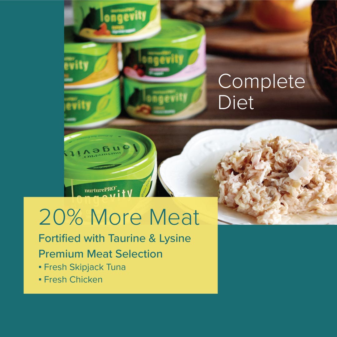 NurturePRO Longevity Chicken & Skipjack Tuna Wet Cat Food