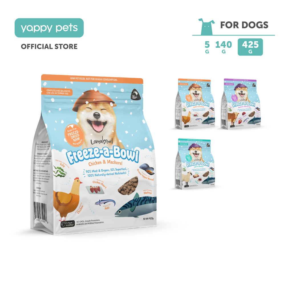Loveabowl Freeze-a-Bowl Freeze Dried Dog Food
