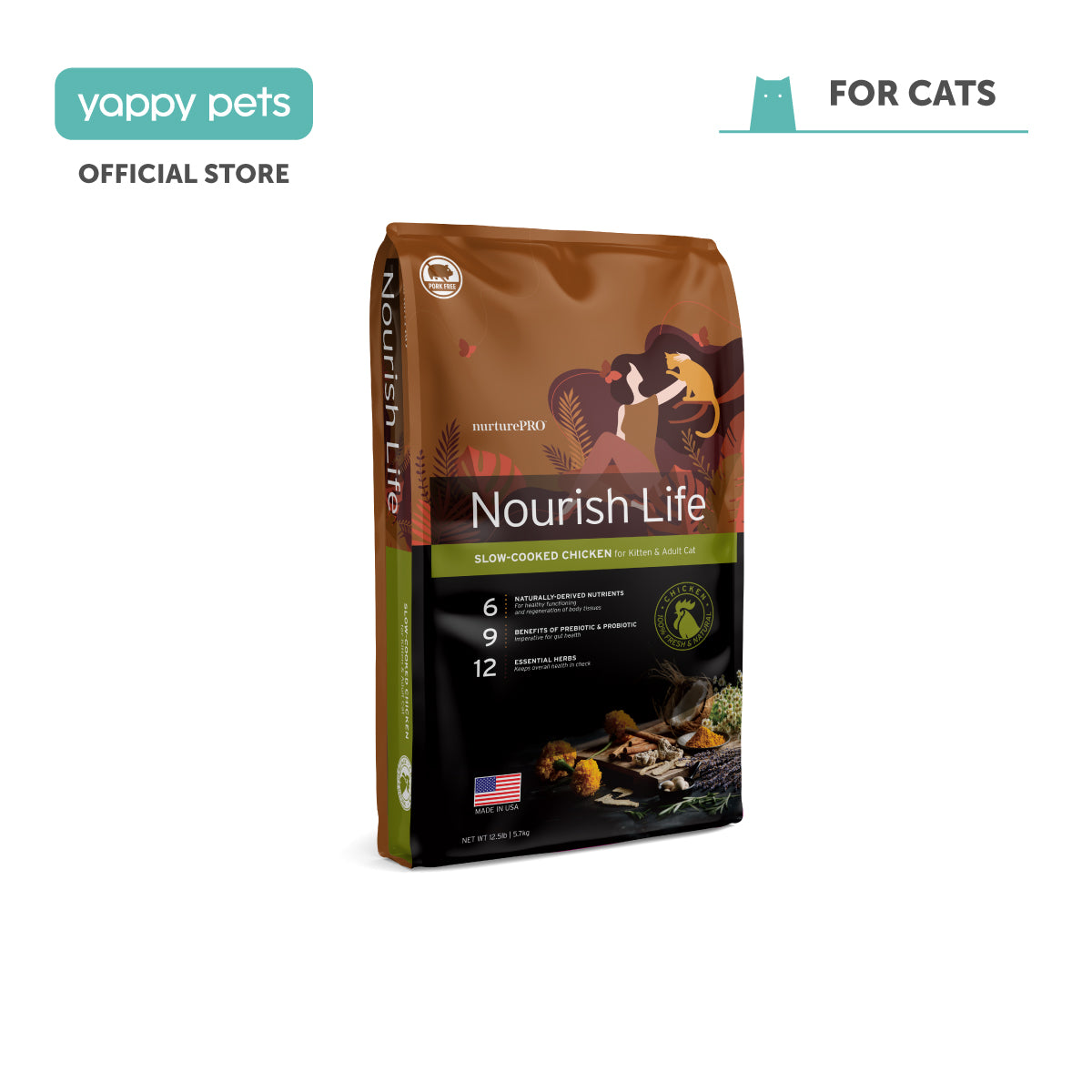NurturePRO Nourish Life Slow Cooked Dry Cat Food