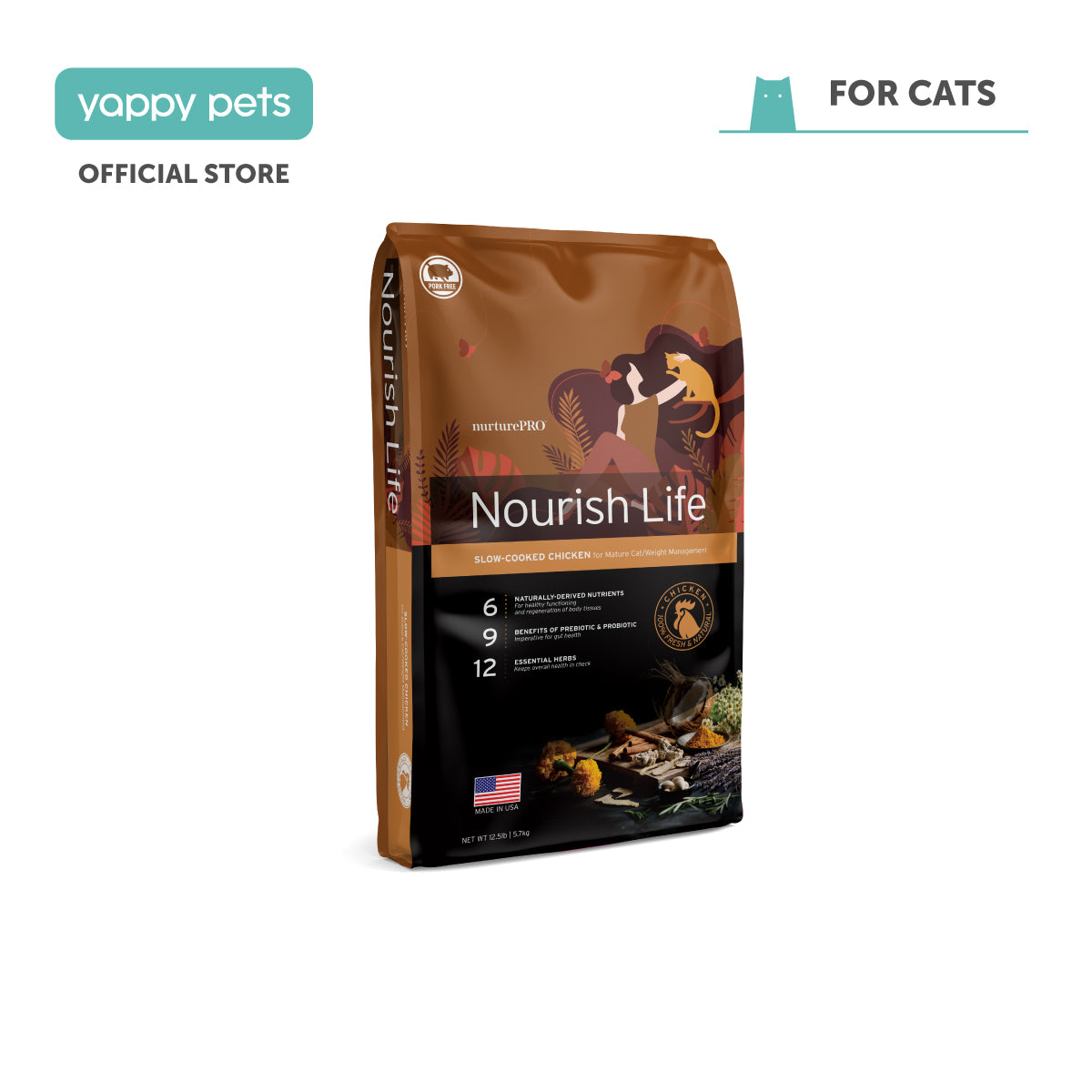 NurturePRO Nourish Life Slow Cooked Dry Cat Food