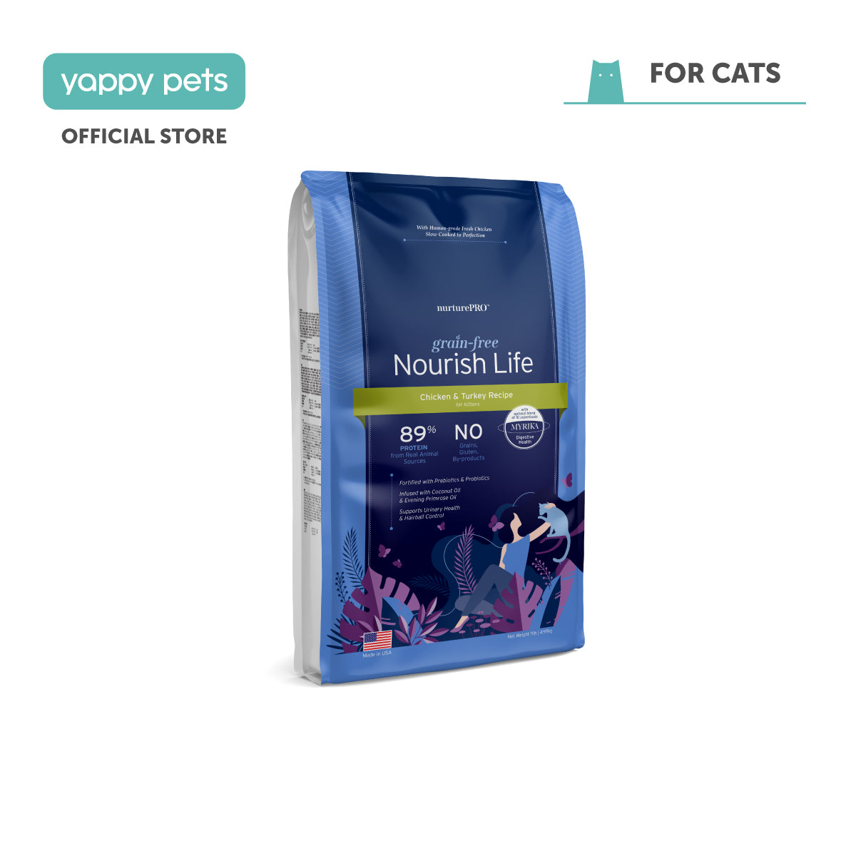 NurturePRO Nourish Life Slow Cooked Grain-Free Dry Cat Food