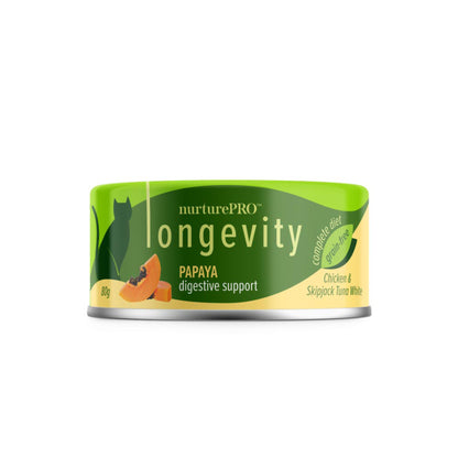 Nurture Pro Longevity Chicken & Skipjack Tuna Cat Wet Food 80g