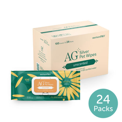nurturepro™ AG+ Silver Pet Wipes 100 sheets