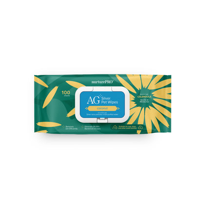 nurturepro™ AG+ Silver Pet Wipes 100 sheets