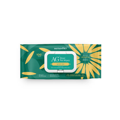 nurturepro™ AG+ Silver Pet Wipes 100 sheets