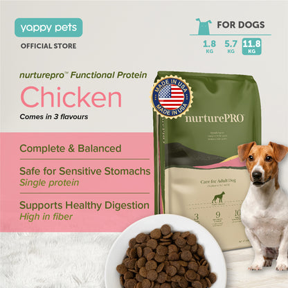 Nurture Pro Hypoallergenic Food with Fish Oil Dog Dry Food 11.8kg