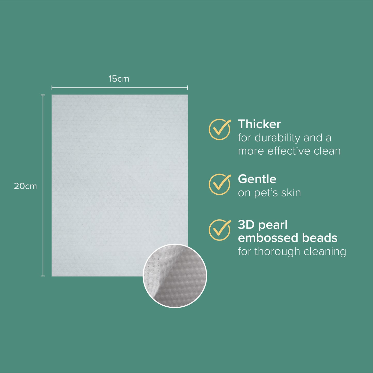 nurturepro™ AG+ Silver Pet Wipes 100 sheets x 24 (Carton)