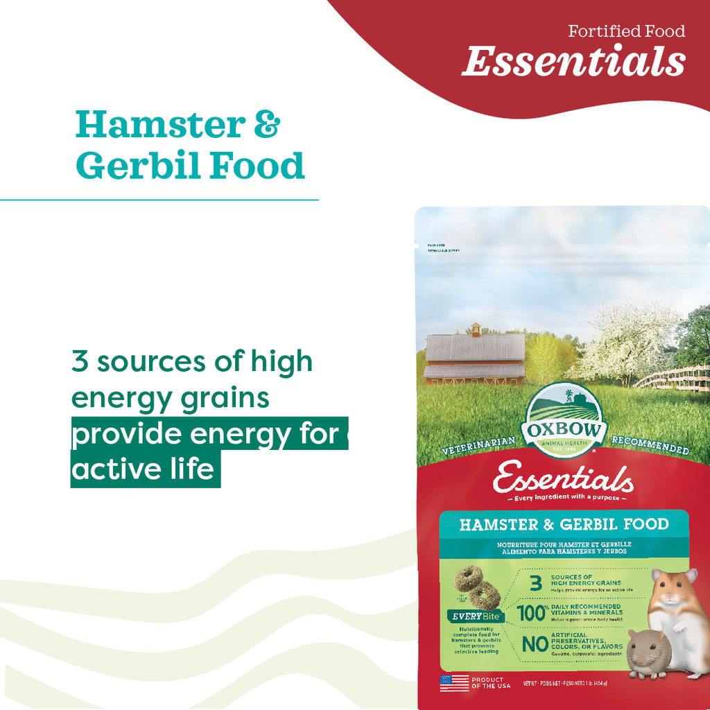 Oxbow Essentials Hamster & Gerbil Food