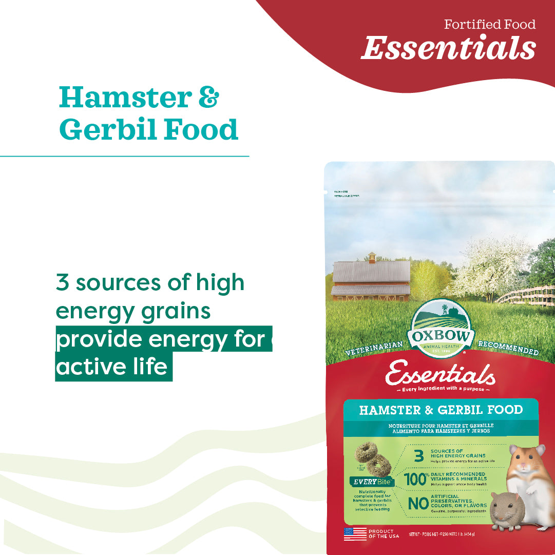 Oxbow Essentials Hamster & Gerbil Food