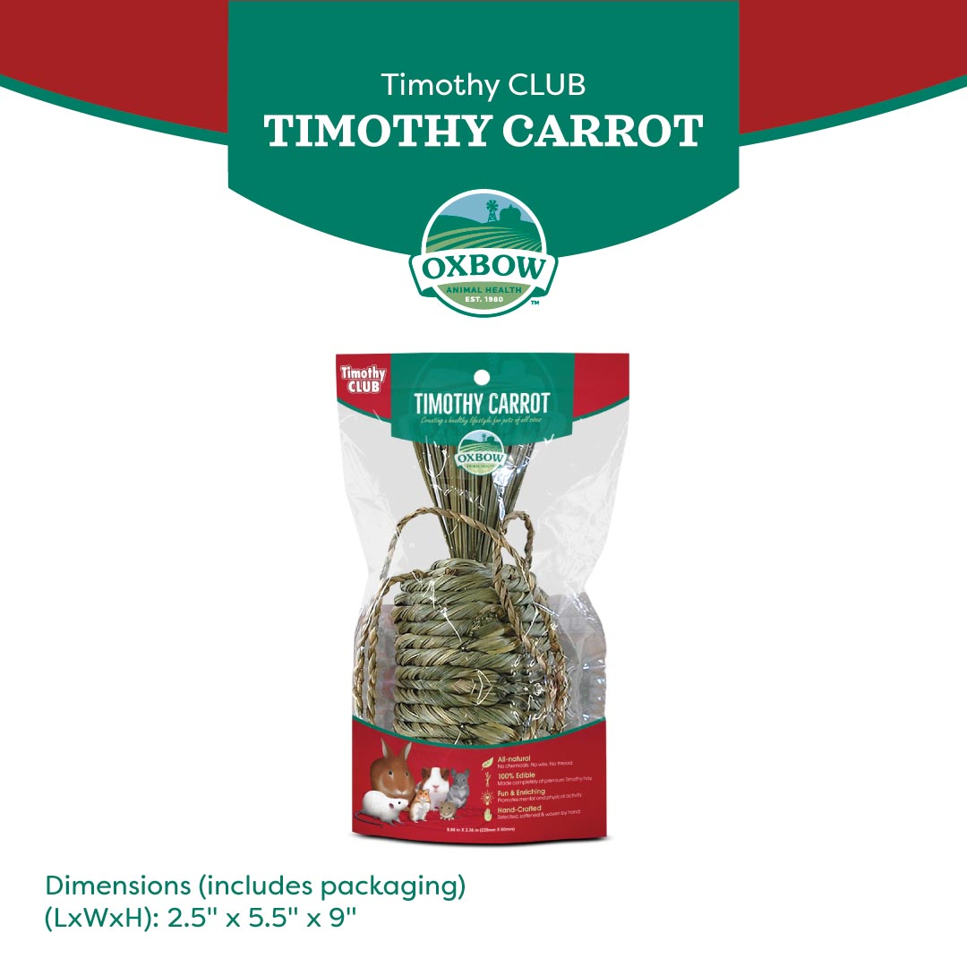 Oxbow Timothy Club Timothy Carrot