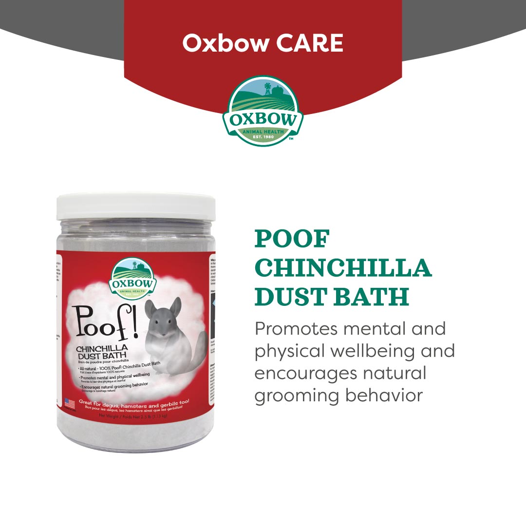 Oxbow Poof Chinchilla Dust Bath