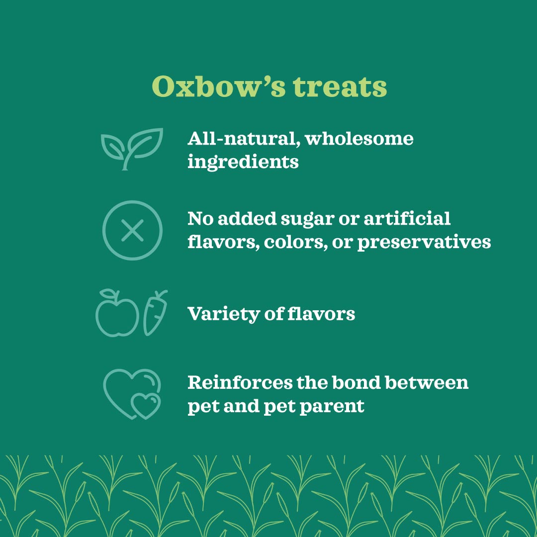 Oxbow Simple Rewards Baked Treats with Bell Pepper