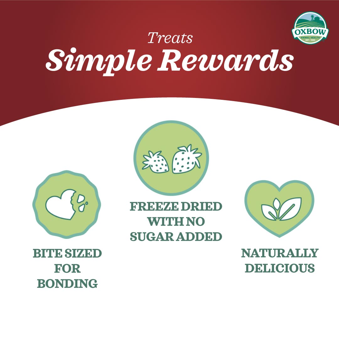 Oxbow Simple Rewards Baked Treats with Bell Pepper