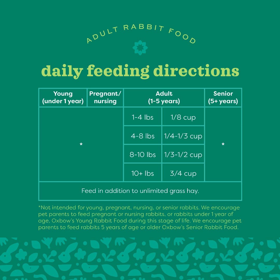 Oxbow Garden Select Adult Rabbit Food