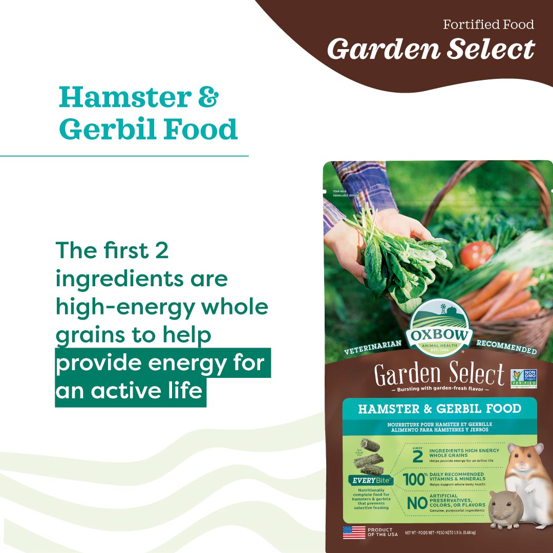 Oxbow Garden Select Hamster & Gerbil Food