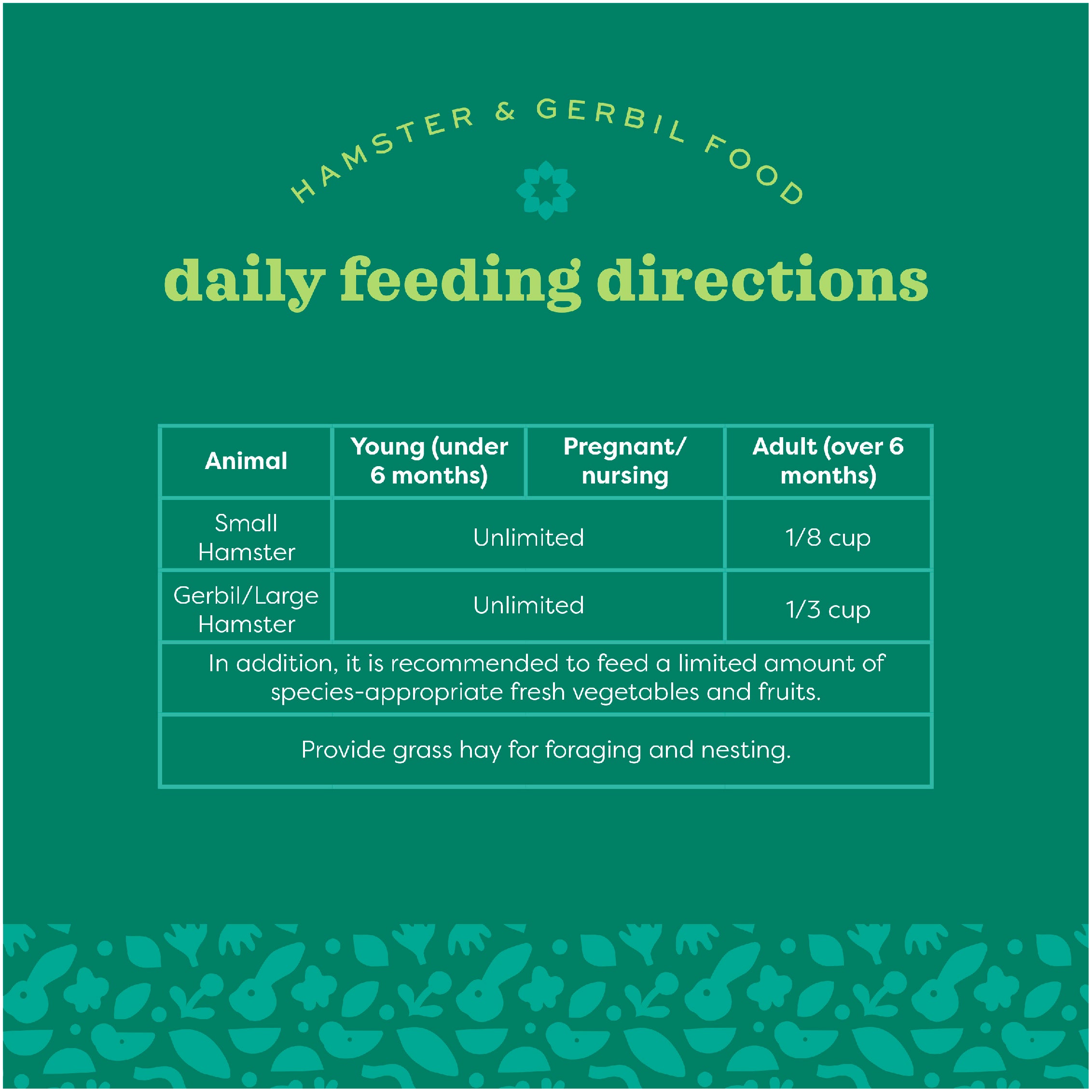 Oxbow Garden Select Hamster & Gerbil Food