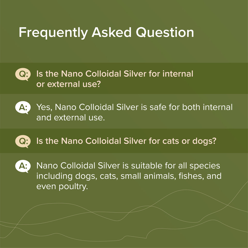 NurturePRO NANO Colloidal Silver Pet Treatments for Wounds
