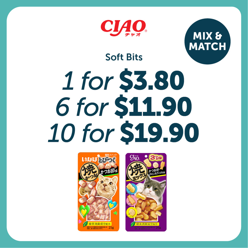 Ciao Soft Bits Cat Treats 25g
