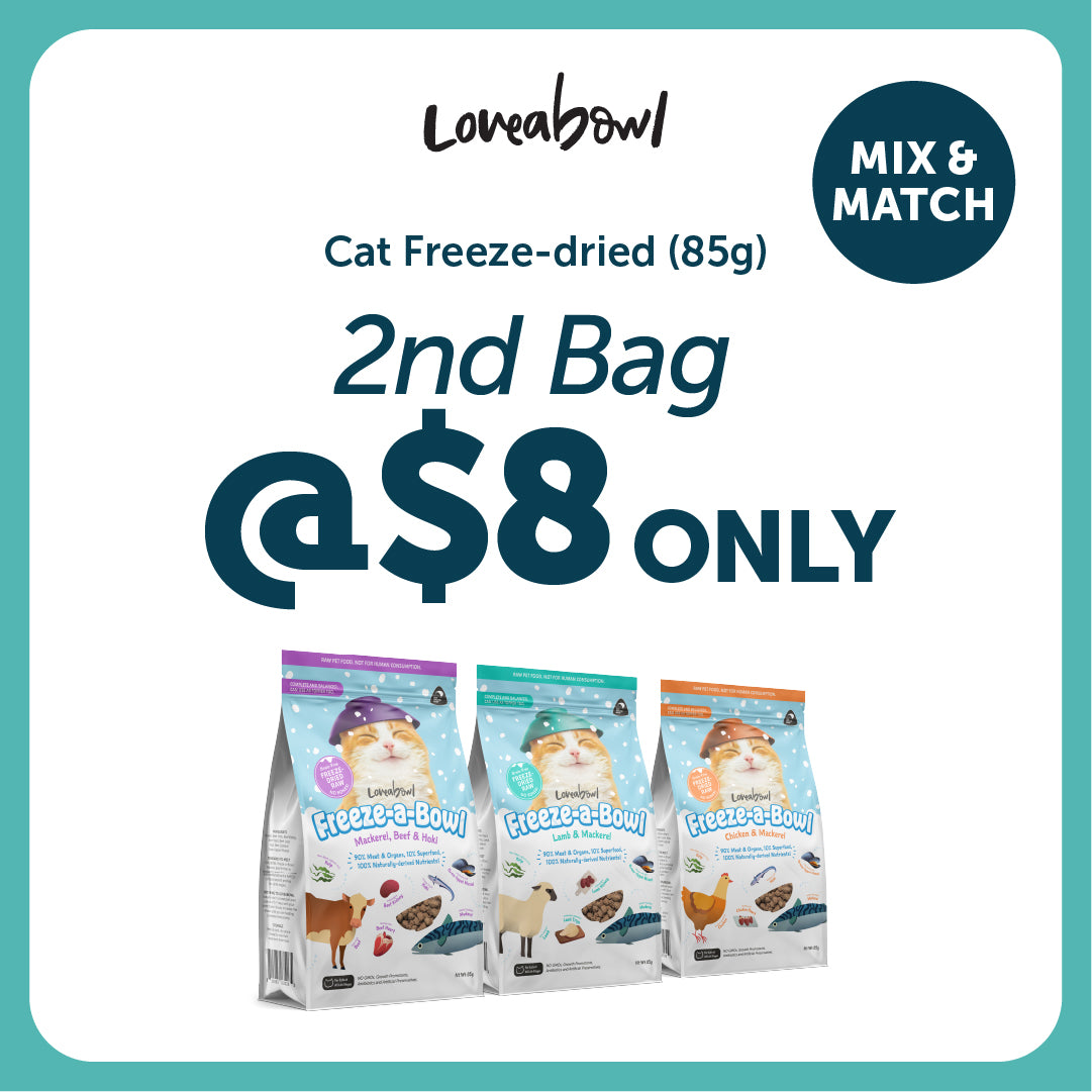 Loveabowl Freeze-a-Bowl Freeze Dried Cat Food