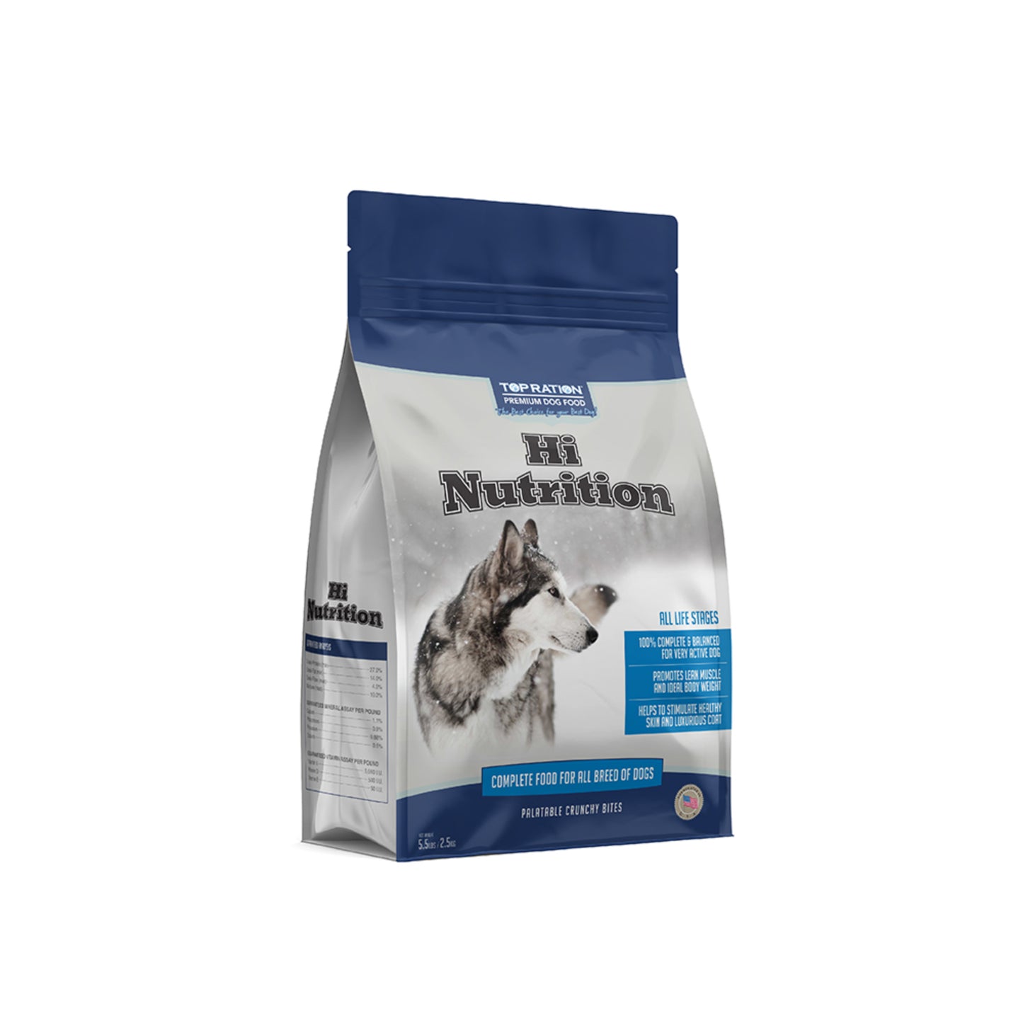 Top Ration Premium Dog Dry Food 2.5kg