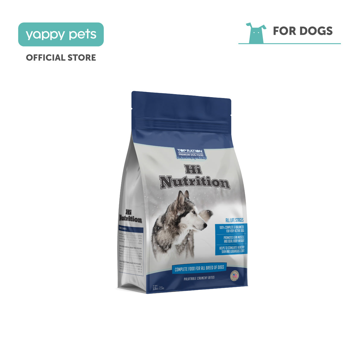 Top Ration Hi Nutrition Premium All Life Stages Dry Dog Food