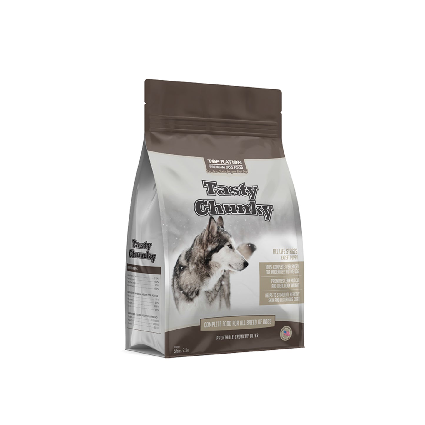 Top Ration Premium Dog Dry Food 2.5kg