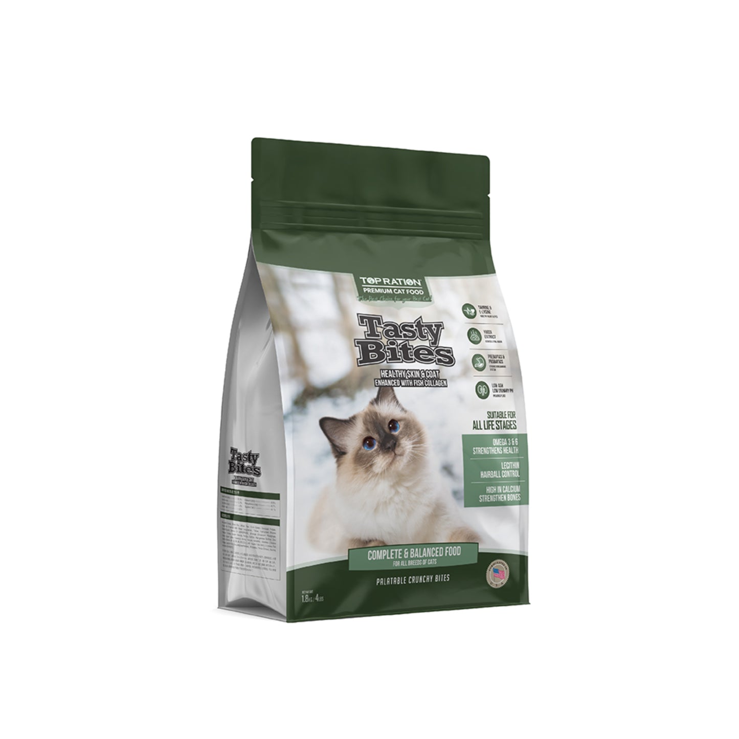 Top Ration Premium Cat Dry Food 1.8kg