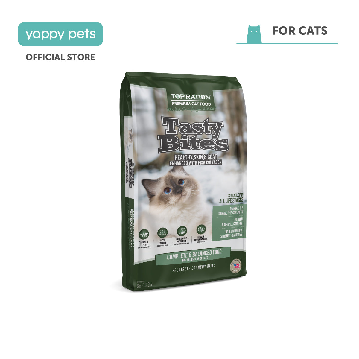 Top Ration Tasty Bites Premium Dry Cat Food