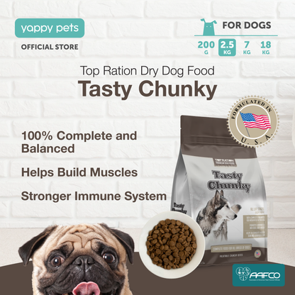Top Ration Premium Dog Dry Food 2.5kg