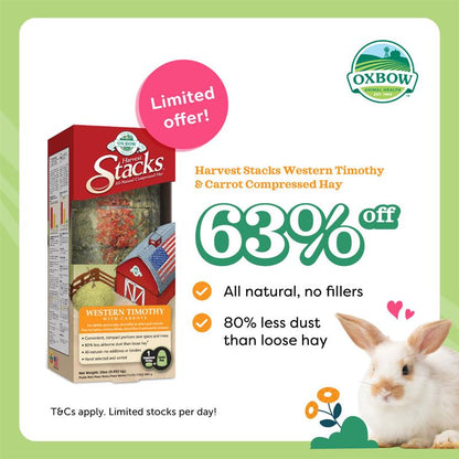 Oxbow Harvest Stacks Western Timothy & Carrot Compressed Hay