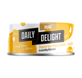Daily Delight Pure Skipjack Tuna White and Chicken with Baby Clam Meat in Water Cat Wet Food 80g Can