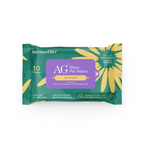 nurturepro AG Plus Colloidal Silver Lavender Scent Pet Wipes Travel Size 10 Sheets for Dogs, Cats and Small Pets
