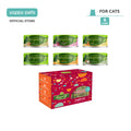 Yappy Pets| nurturepro Longevity Chicken and Skipjack Tuna Complete and Balanced Cat Wet Food 80g Can Variety Pack with 6 Flavors