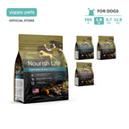 nurturepro Nourish Life Slow Cooked Salmon, Lamb and Chicken Dry Food for Dogs and Puppies 1.8kg