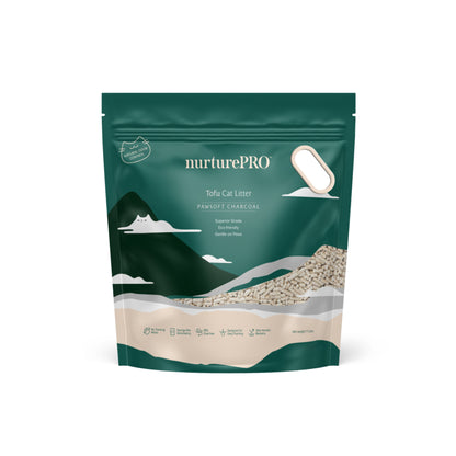 nurturepro Pawsoft Tofu Cat Litter 7L Charcoal Scent