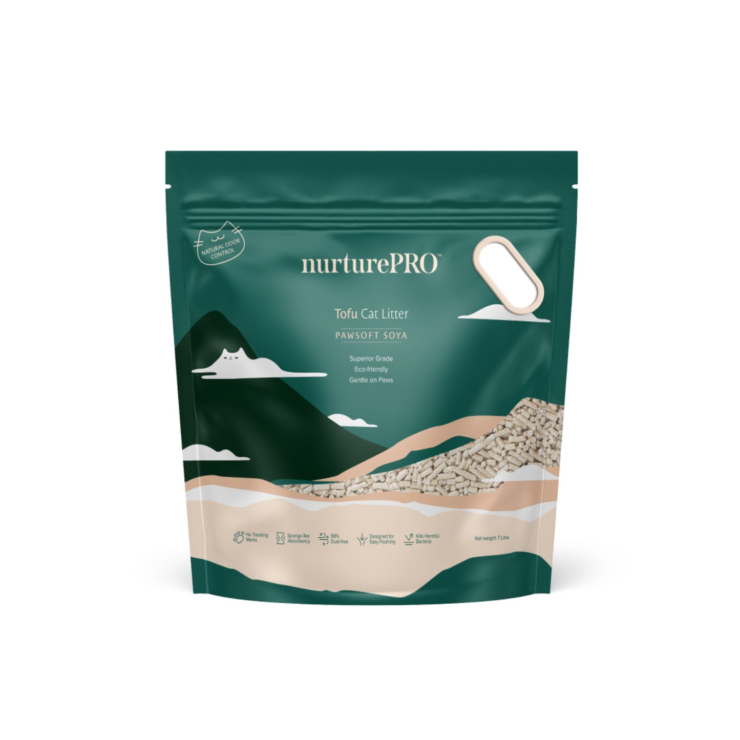 nurturepro | Pawsoft Tofu Cat Litter 7L Soya Scent