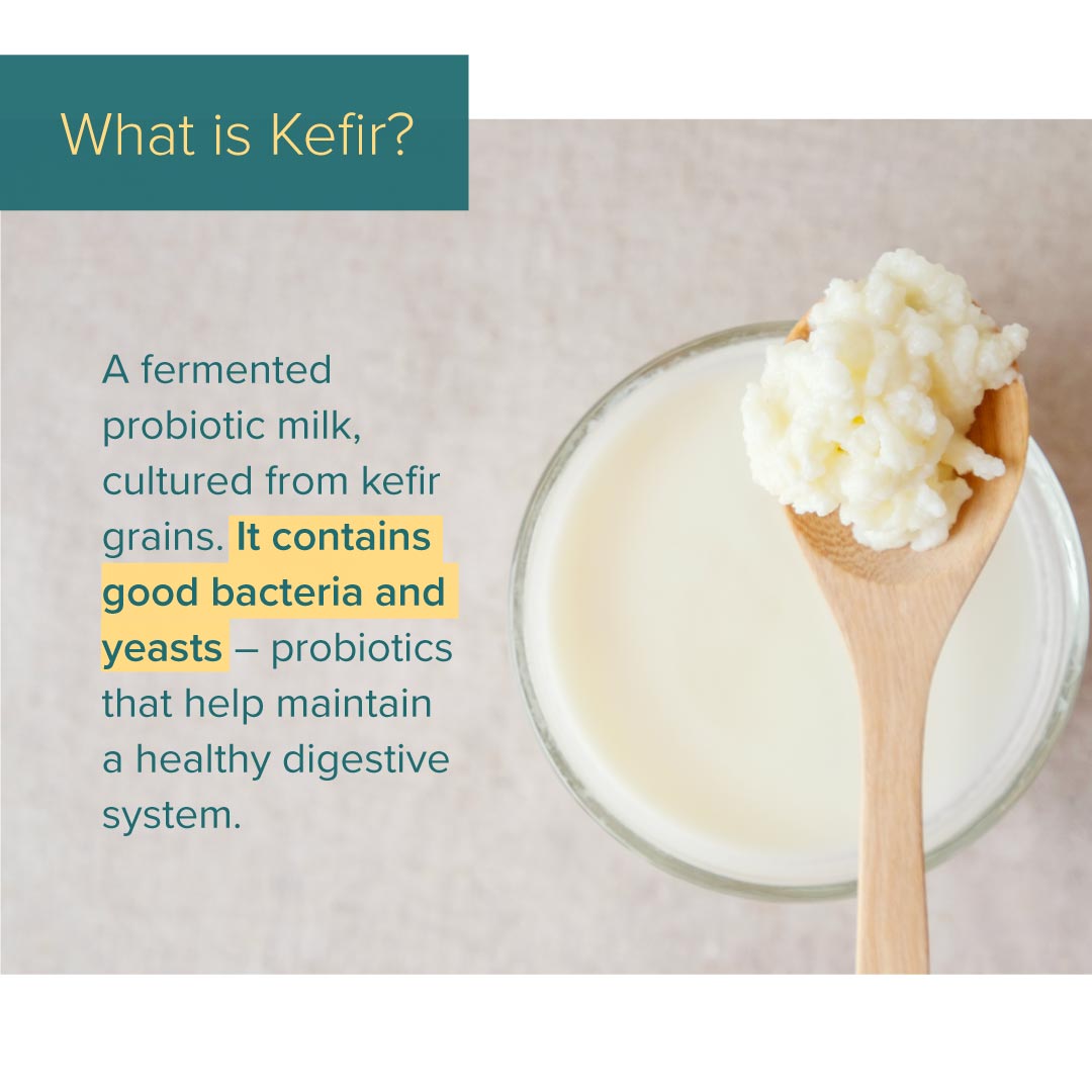 nurturepro Kefir is a fermented probiotic milk that contains good bacteria and yeasts that helps on healthy digestive system