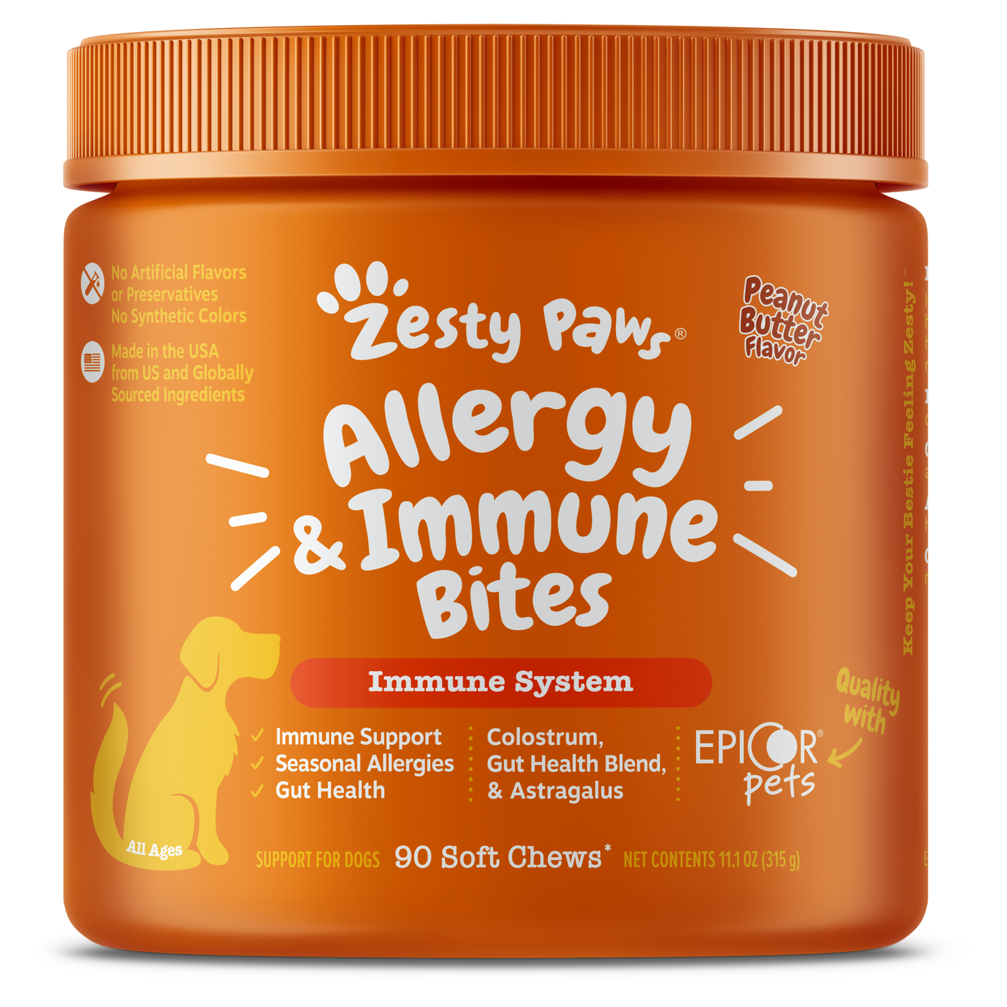 Zesty Paws Dog Supplements 90ct  Best Sellers