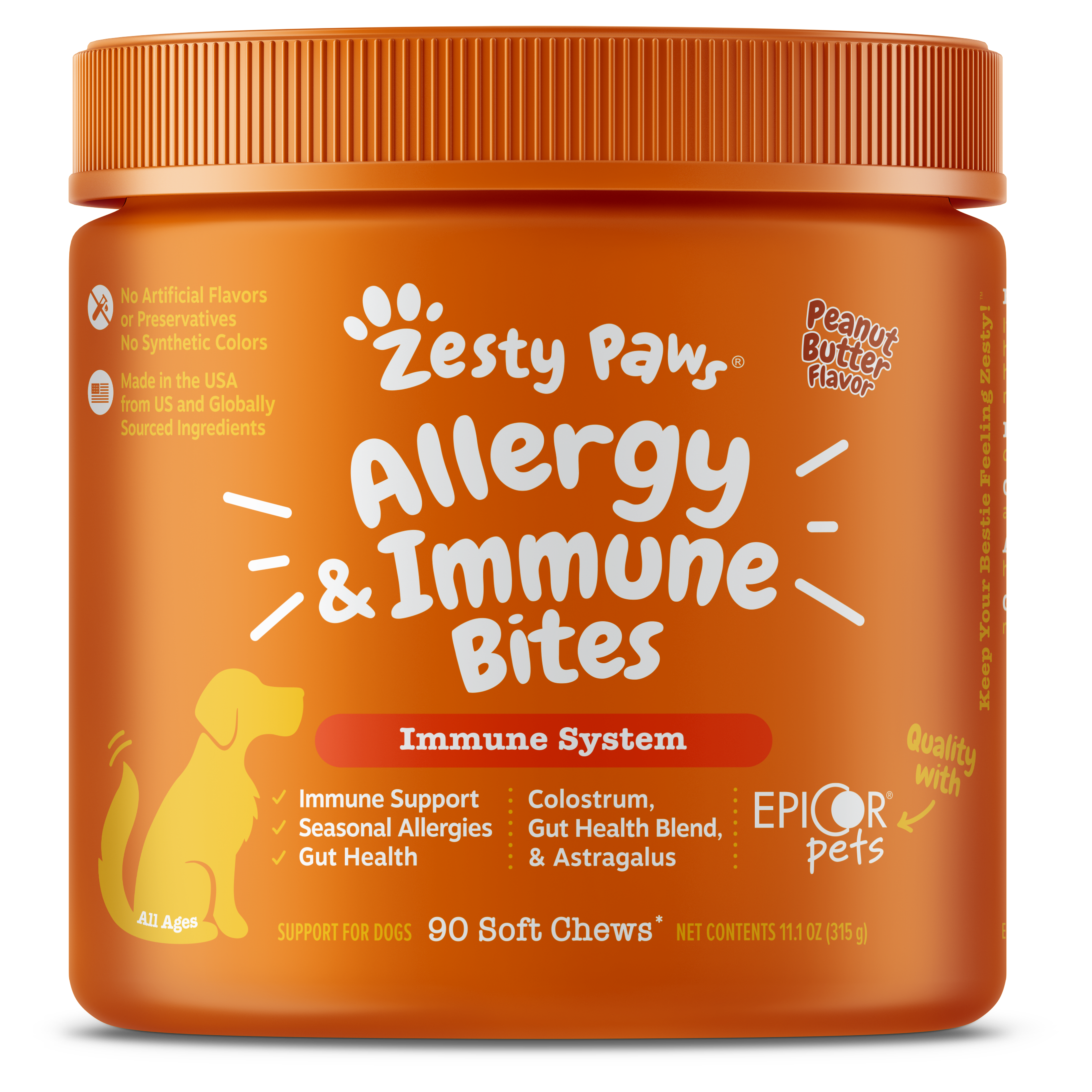 Zesty Paws Dog Supplements 90ct  Best Sellers