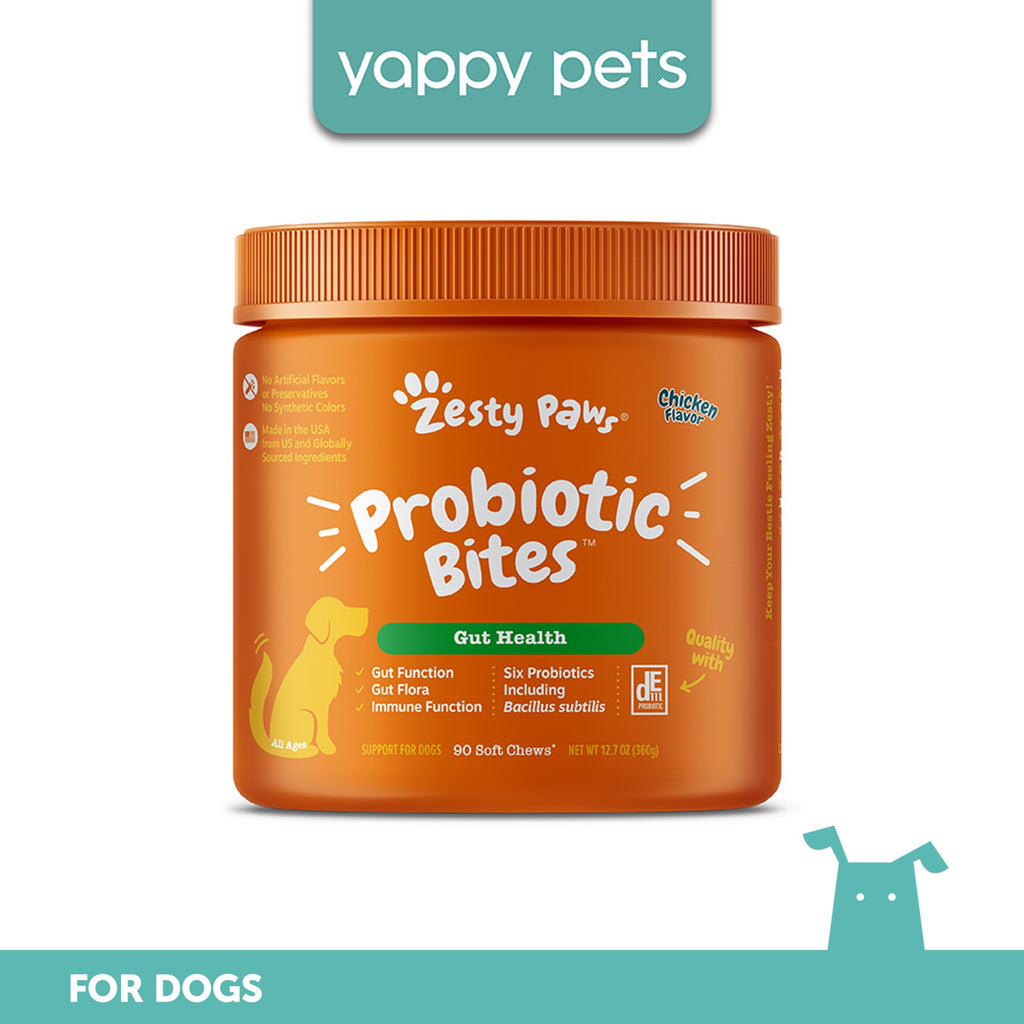 Zesty Paws Probiotic Bites for Dogs