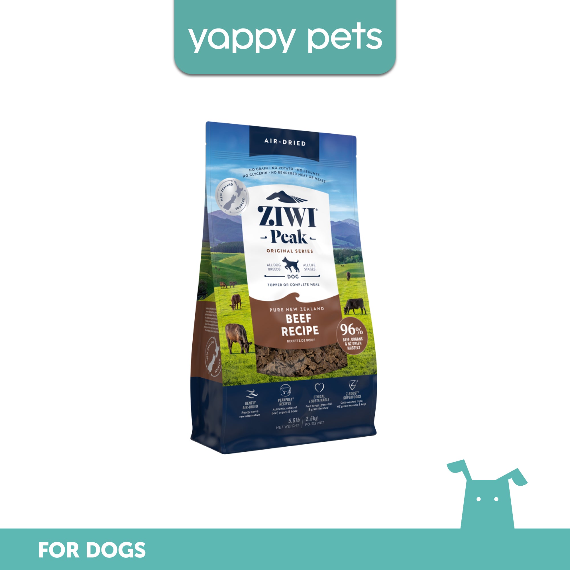 Ziwi Peak Original Series Air Dried Beef Recipe Dog Food