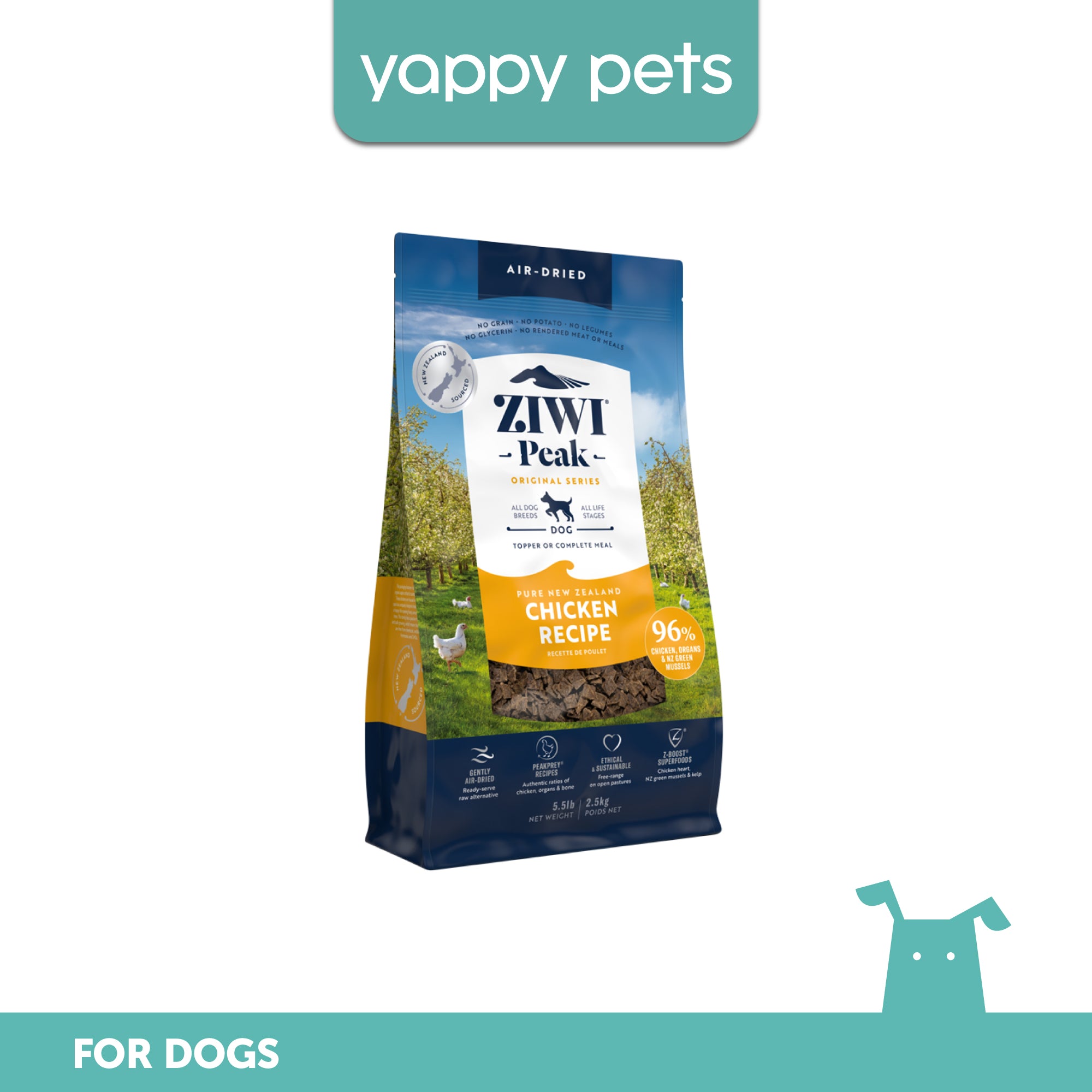Ziwi Peak Original Series Air Dried Chicken Recipe Dog Food