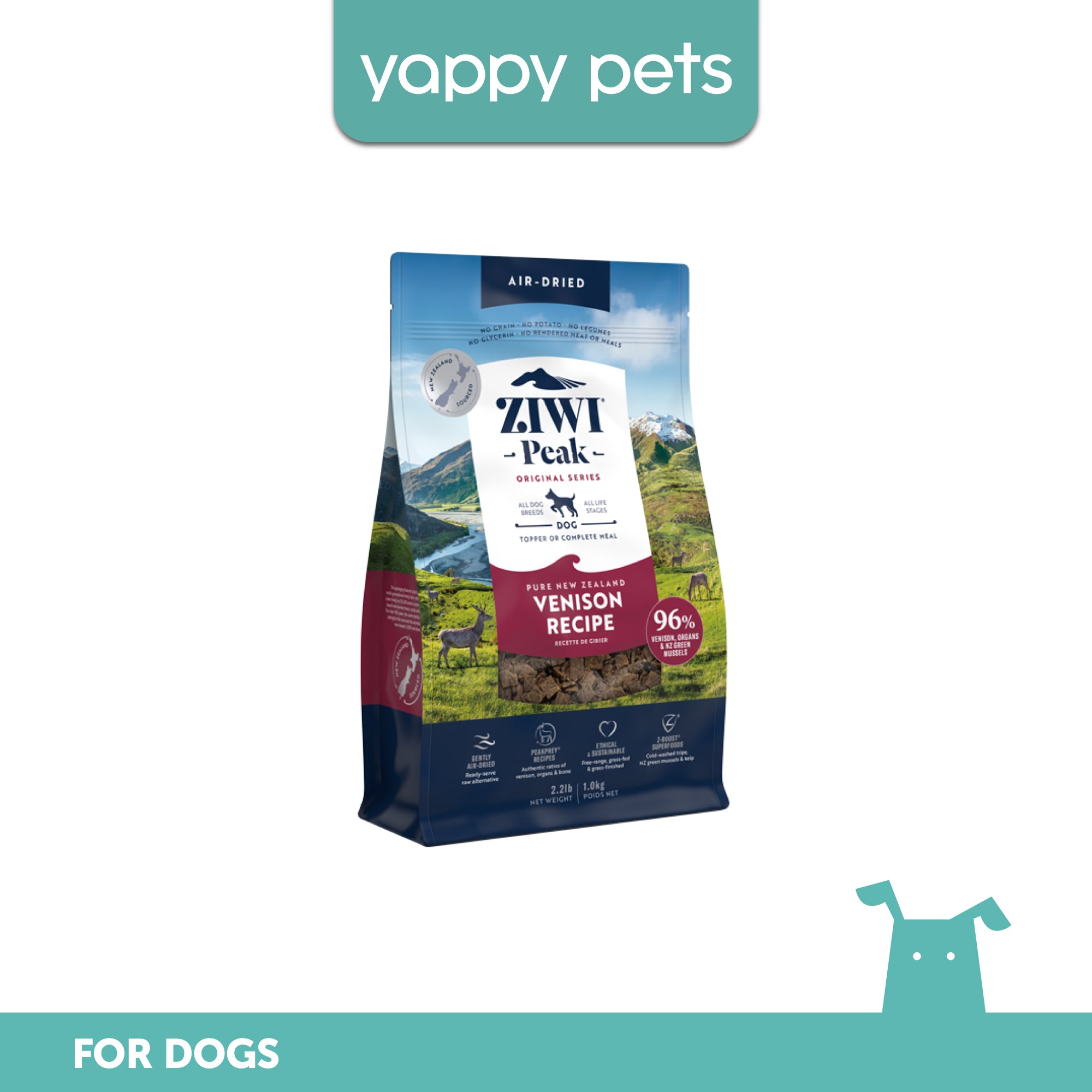 Ziwi Peak Original Series Air Dried Venison Recipe Dog Food