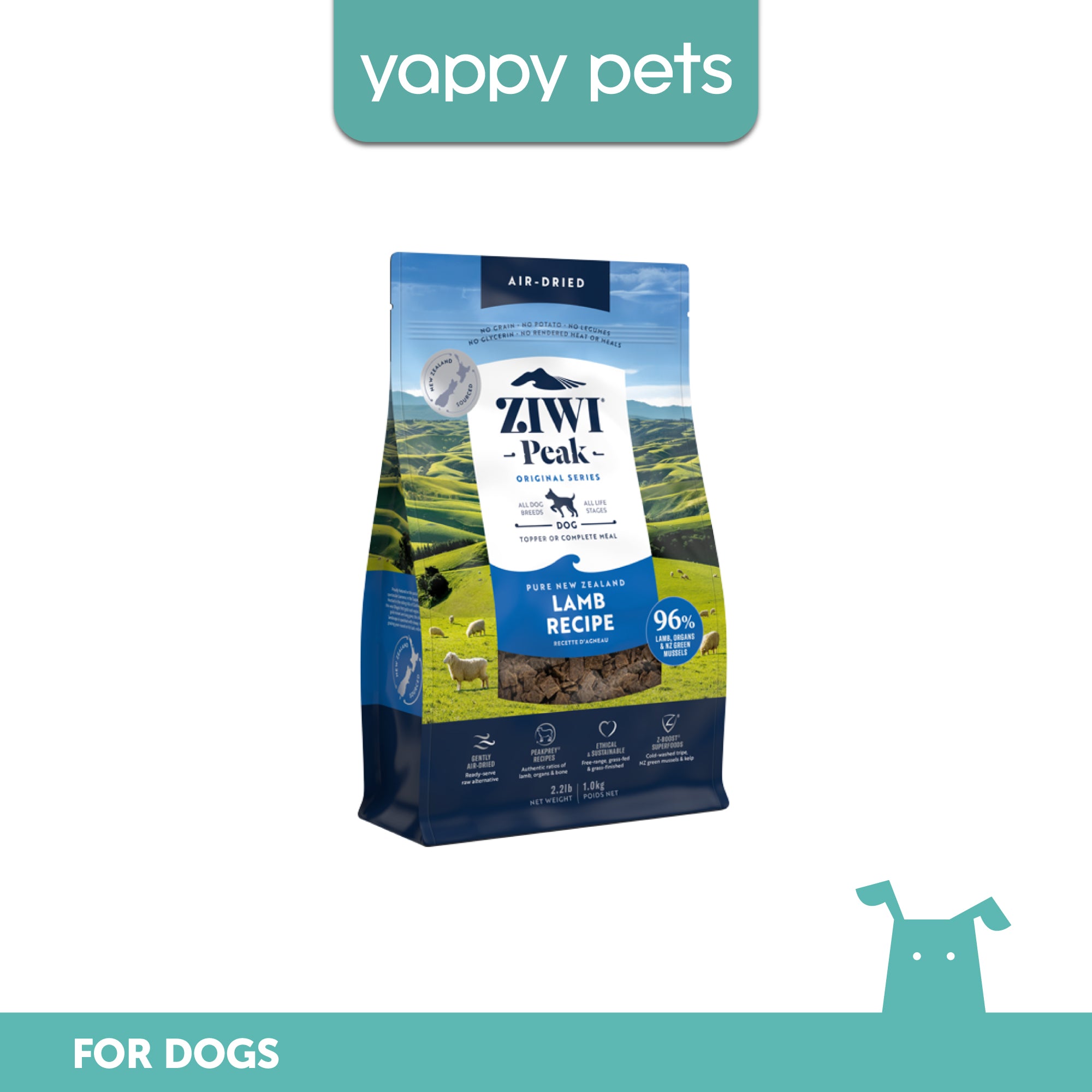Ziwi Peak Original Series Air Dried Lamb Recipe Dog Food