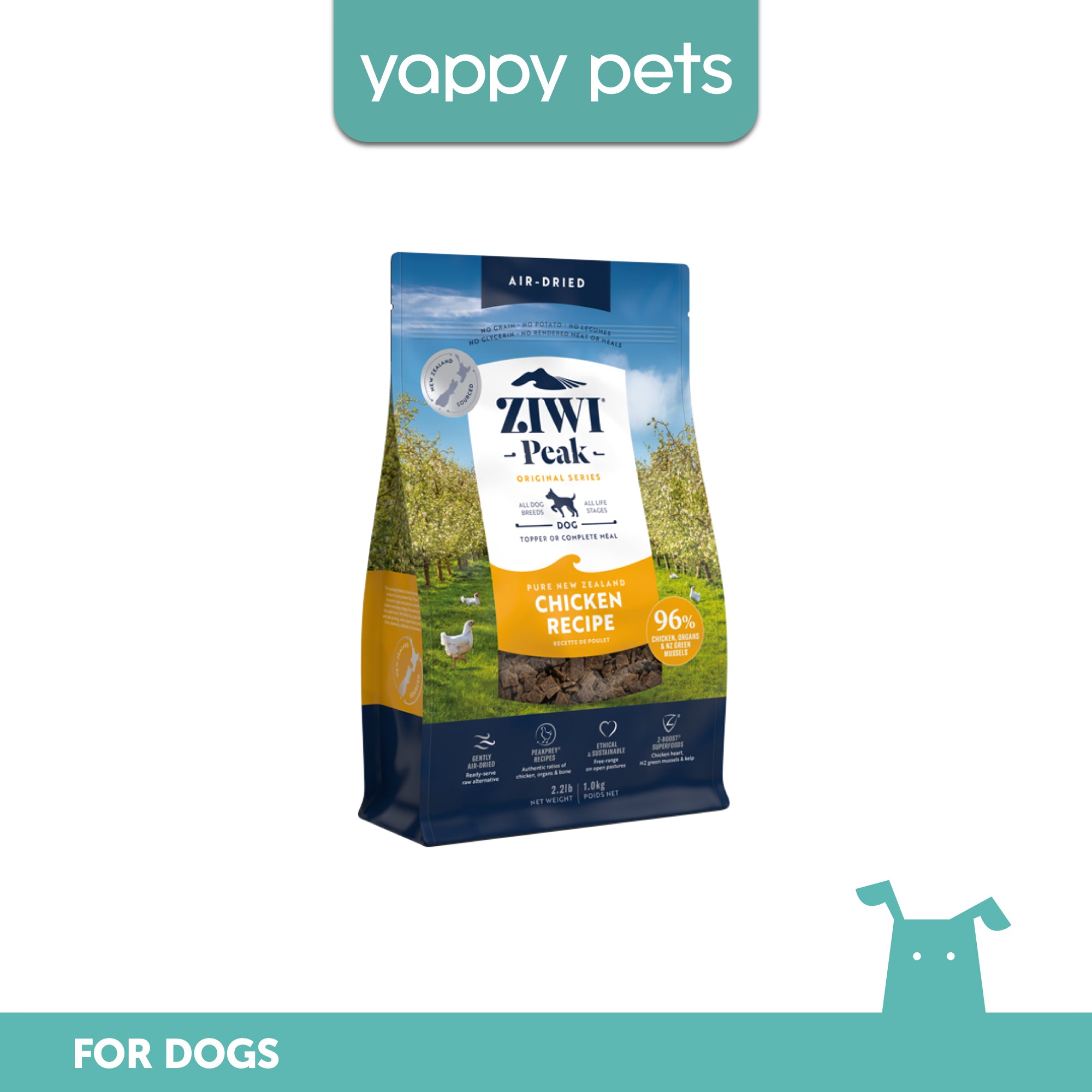 Ziwi Peak Original Series Air Dried Chicken Recipe Dog Food