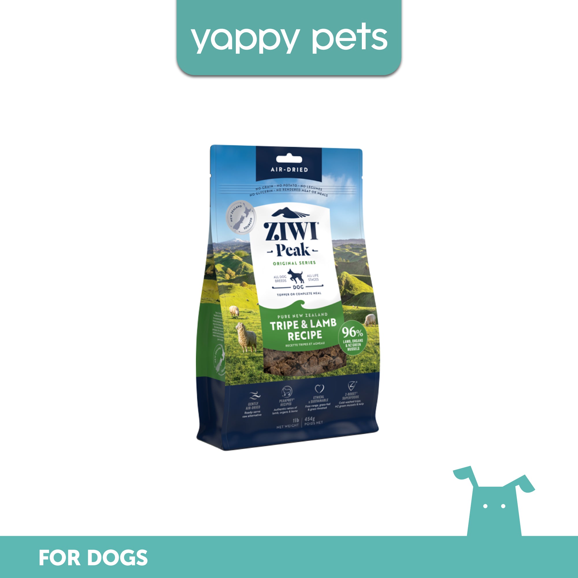 Ziwi Peak Original Series Air Dried Tripe & Lamb Recipe Dog Food