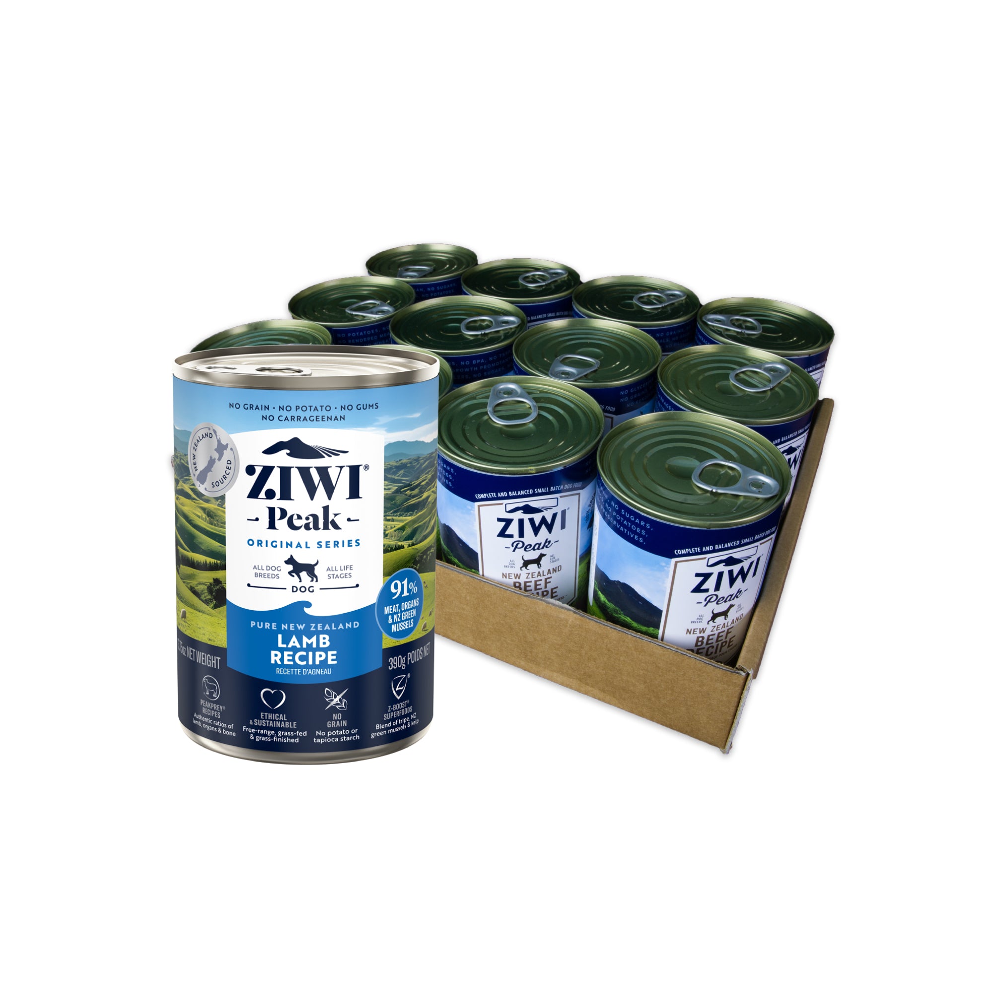 Ziwi Peak Originals Wet Dog Food 390g x 12 (Carton)