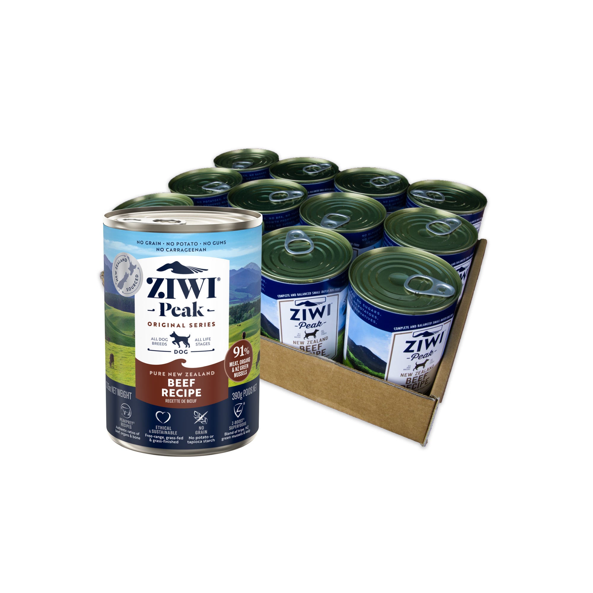 Ziwi Peak Originals Wet Dog Food 390g x 12 (Carton)