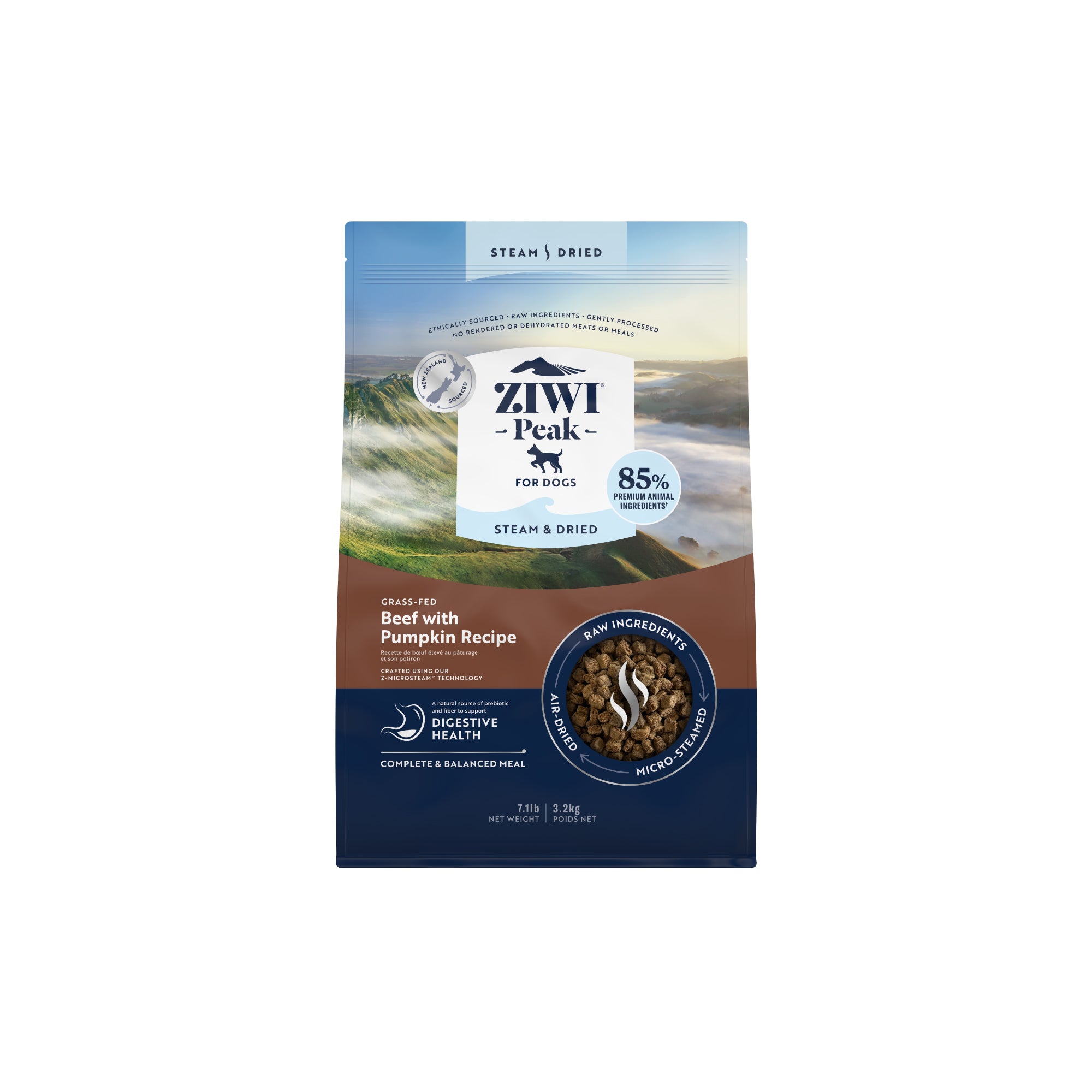 Ziwi Peak Steam & Dried Dog Food 3.2kg